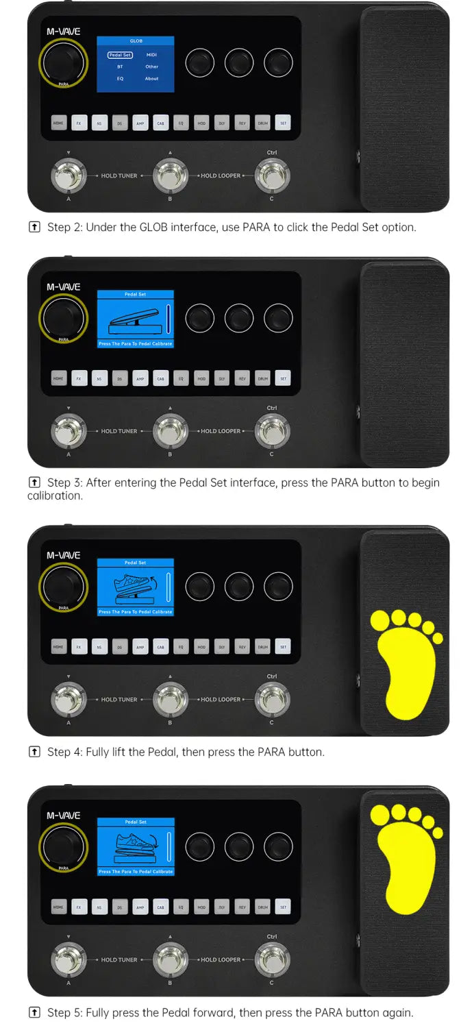 M-VAVE MK-20 Multi-Effects Processor for Guitar and Bass with Drum Machine Tuner Looper Amp Simulator USB Audio Interface
