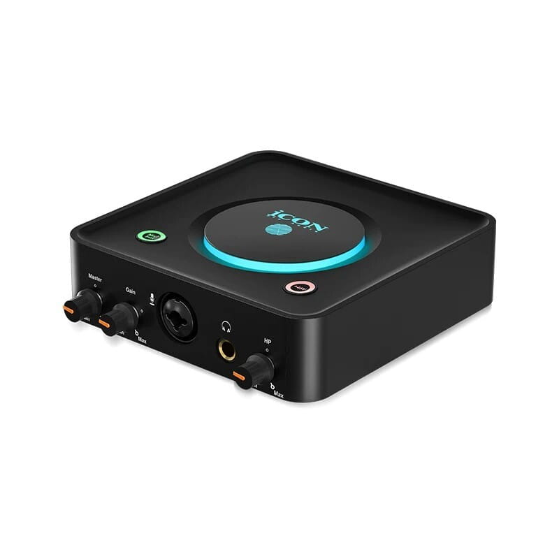 ICON USolo Live Professional Digital Audio Interface 24-Bit USB Recording Interface with 2×2 Analog I/O Full Duplex Recording