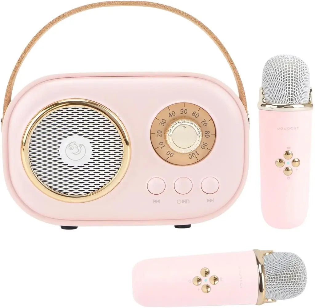 Karaoke Wireless Portable Bluetooth Speaker With Microphone Radio FM Machine Mini Music Sound Box Caixa De Som Small Mp3 Column