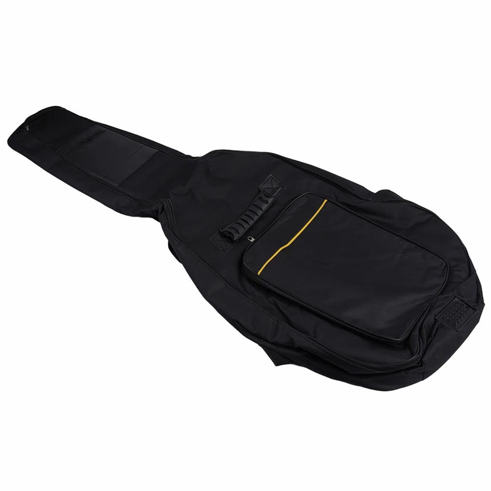 41 Inch Acoustic Guitar Bag Waterproof Rip-stop Oxford Nylon Double Straps Padded Black Guitar Case Gig Backpack Musical Instrum