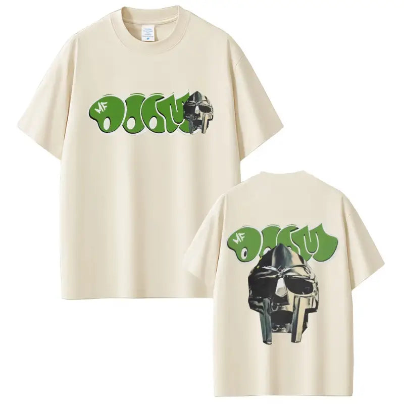 Rapper Mf Doom Album Madvillainy Graphic T-shirt Men Women Hip Hop Fashion Vintage T-shirts Male Casual Cotton Oversized T Shirt