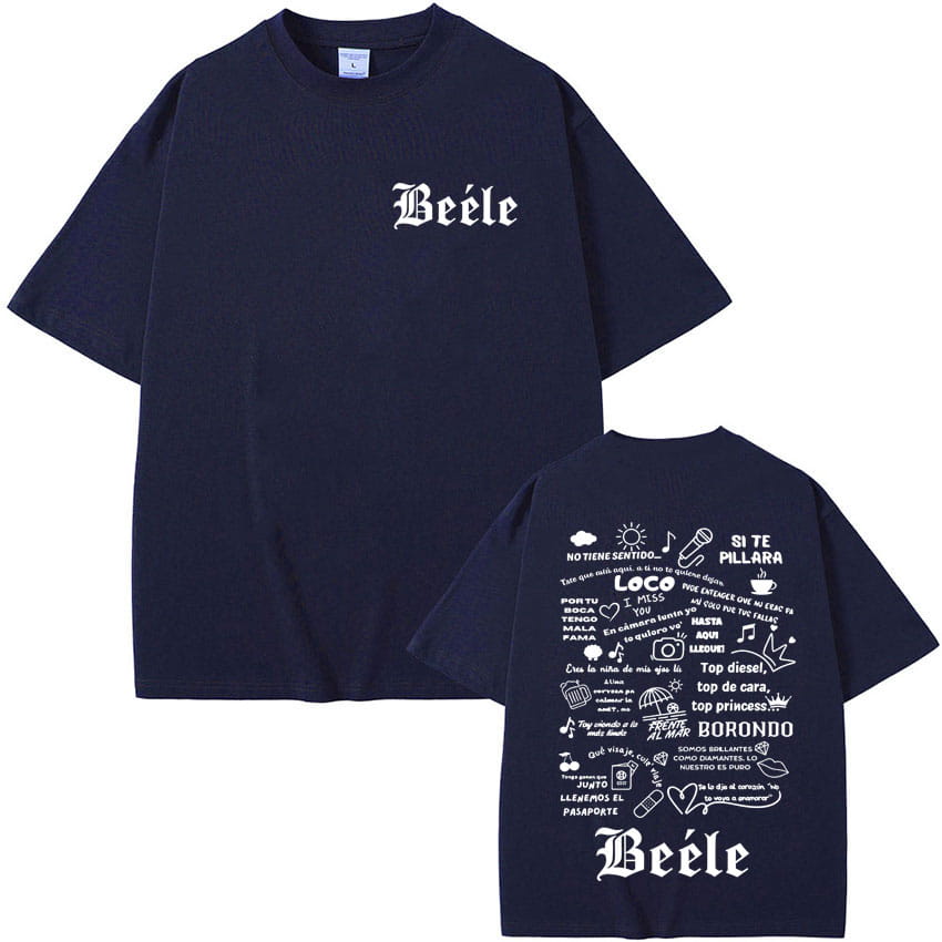 Rapper BEELE Album Merch Pop Graphic T Shirt Men Women Aesthetic Fashion Gothic T-shirts Summer Tops Oversized T-shirt Fans Gift
