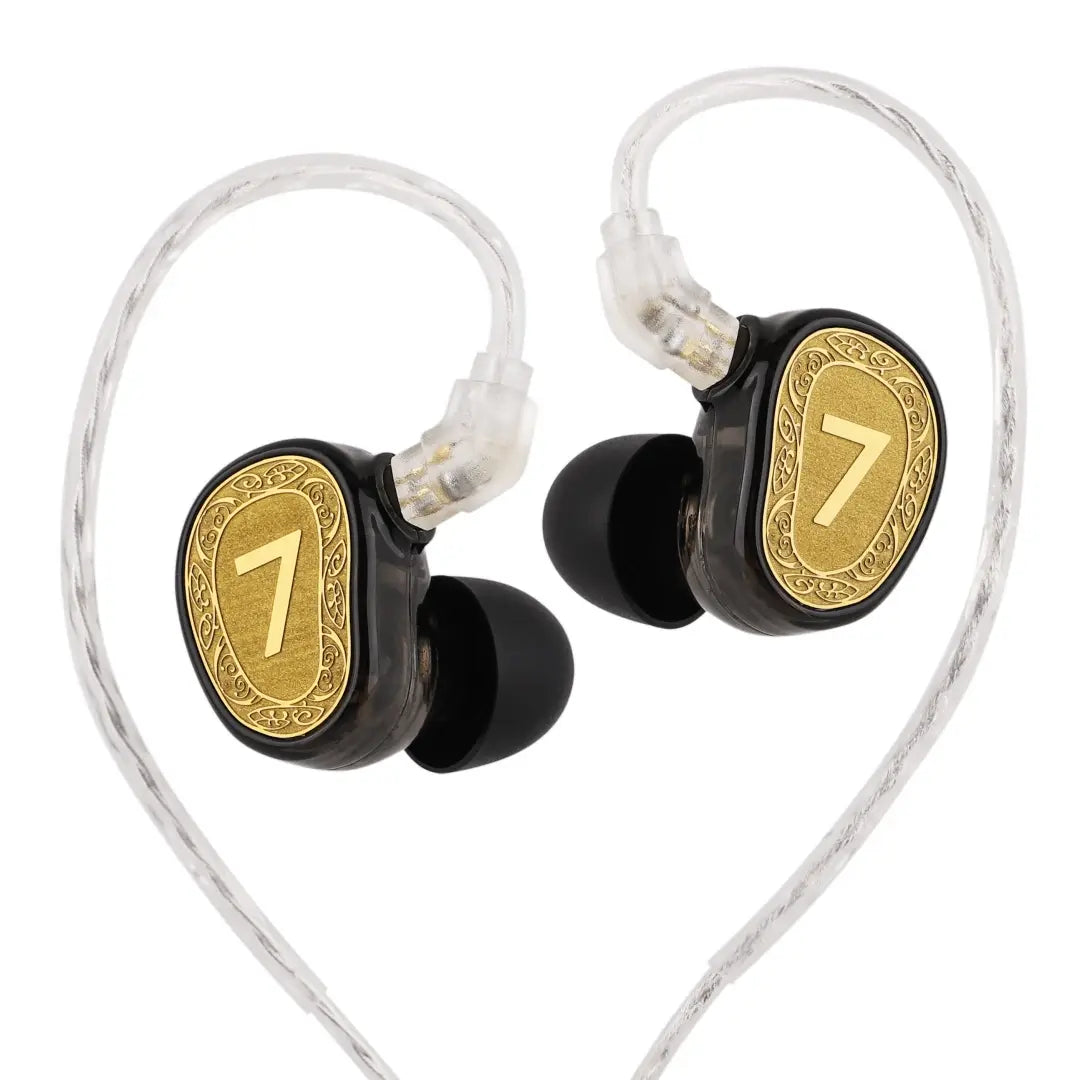 7Hz Elua Ultra Dual Dynamic Driver-Earphone HARMAN Target Curve Tuning with Premium Detachable Cable