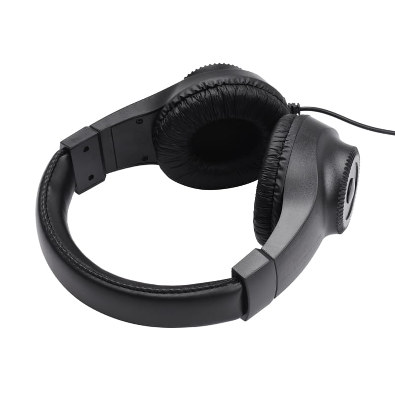 Wired Stereo Monitor Headphones Over-ear Headset with 50mm Driver 6.5mm Plug for Guitar Amplifier Electric Piano Audio Mixer