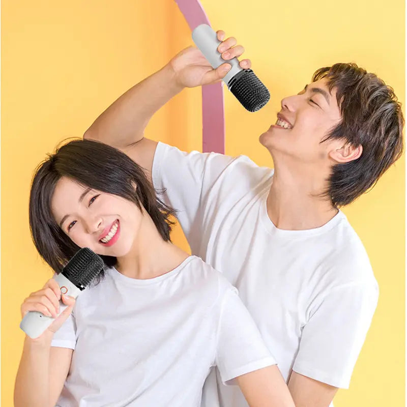 New Wireless Microphone Karaoke Machine Portable Bluetooth 5.3 PA Speaker System MP3 Player Karaoke Machine For Kids Adults Home