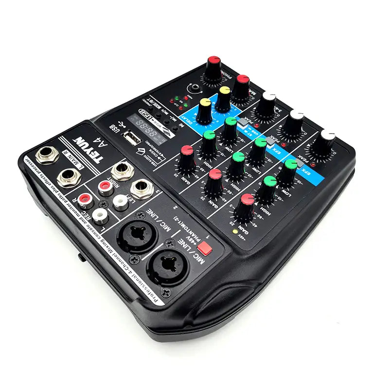 Professional 8-6-4 channel digital mixer sound card microphone mobile phone live broadcast computer recording DJ audio equipment