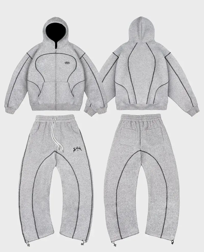 Street Retro Men’s Casual Sportswear with Trendy Silhouettes Unique Hip-Hop Style Patterned Oversized Sweatshirts Casual Hoodies