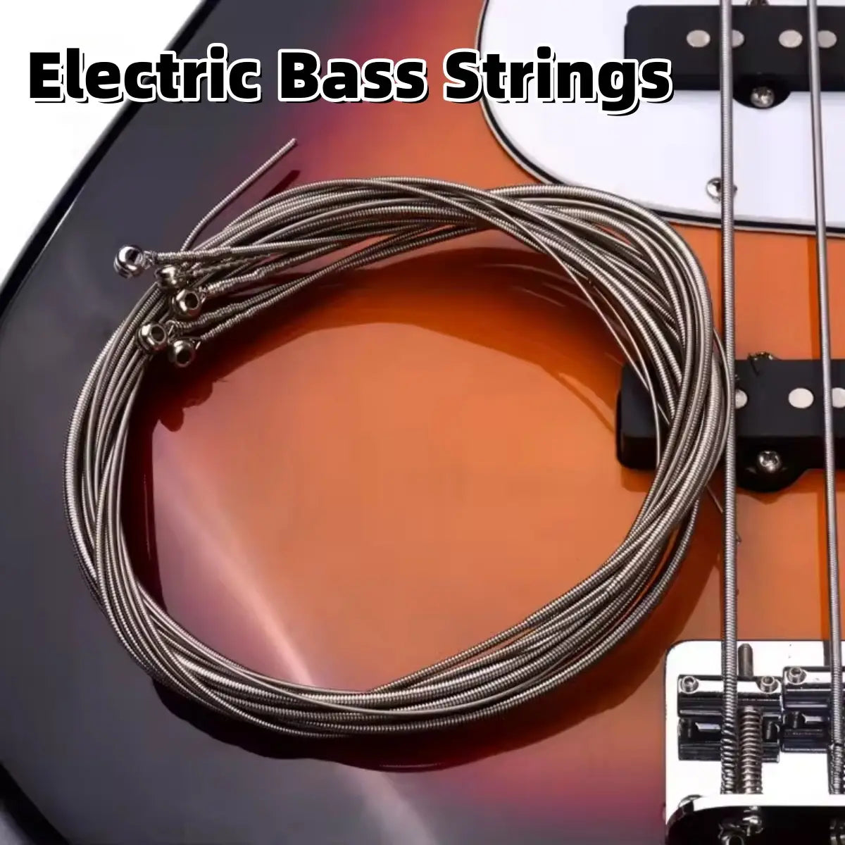 ZIKO Electric Bass Strings 4/5/6 String Bass/Hexagon Alloy Core and Nickel Wound/Guitar Bass Musical Instruments Accessories