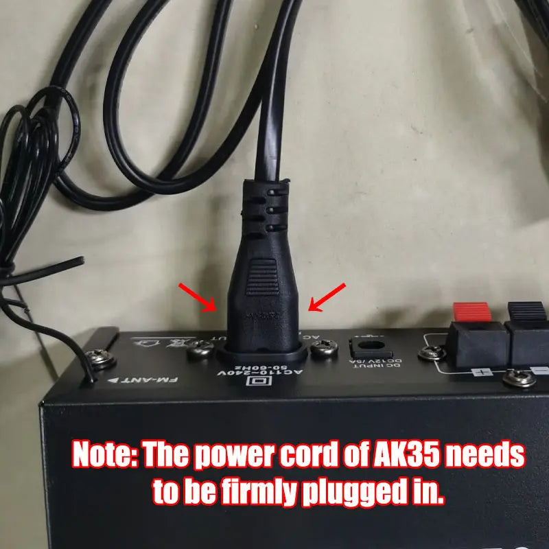 AK35 800W Home Power Amplifiers 2 Channel Bluetooth 5.0 Surround Sound FM USB Remote Control Mini HIFI Digital Amplifier Stereo