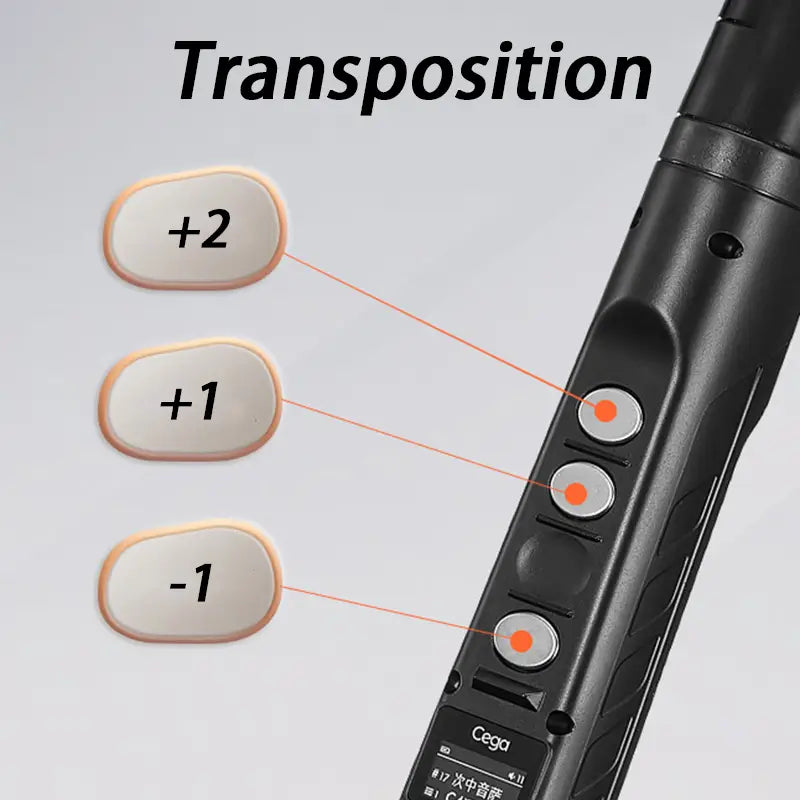 Midi Electronic Wind Instrument Bluetooth Connection Saxophone Portable Mini Electric Saxophone LED Screen Electronic Blowpipe