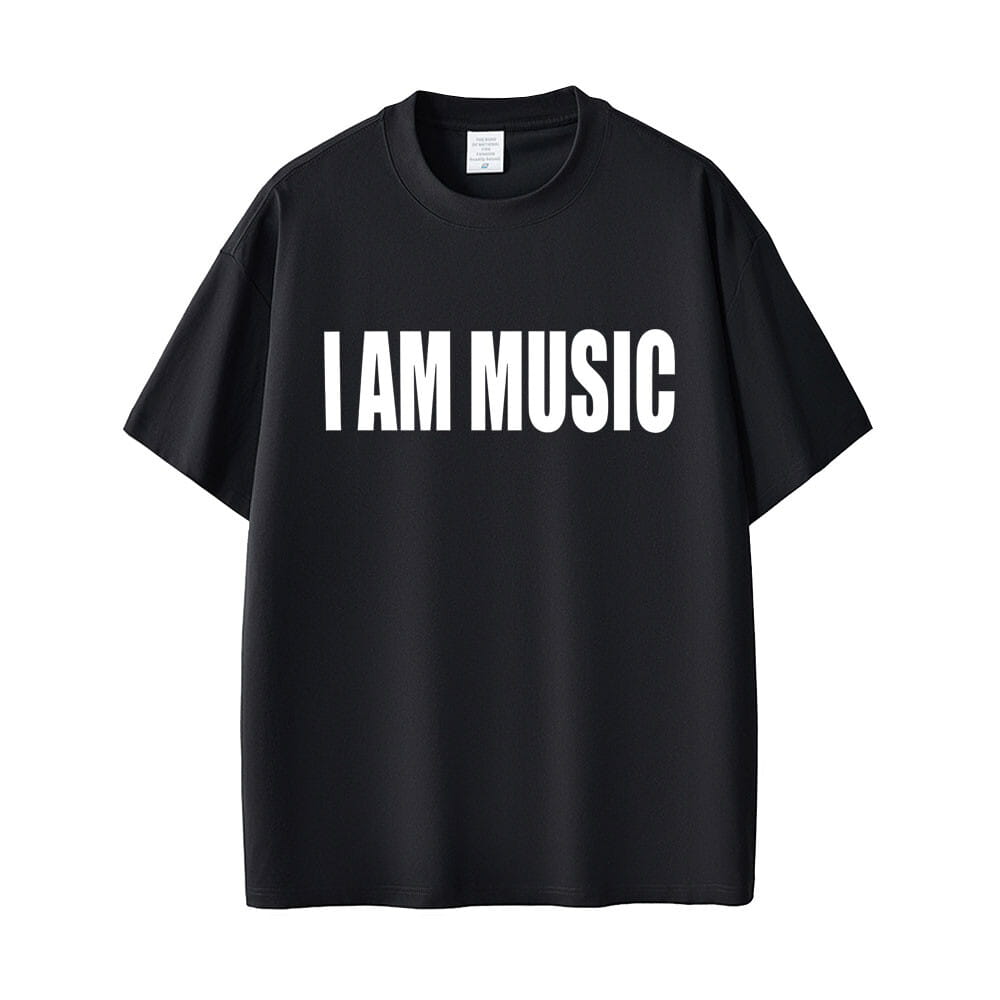 Rapper Playboi Carti I AM MUSIC Same Style Logo T-shirt Men Fashion Rap Opium Merch T Shirts Men’s Hip Hop Oversized T-shirts