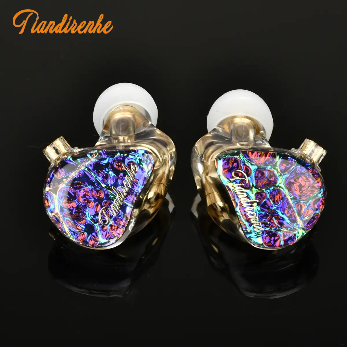 Tiandirenhe TD08pro Odin panel bass HIFI Earphones tuning port Dynamic Drivers IEM Earbuds DJ Headset stage qdc Graphene Cable