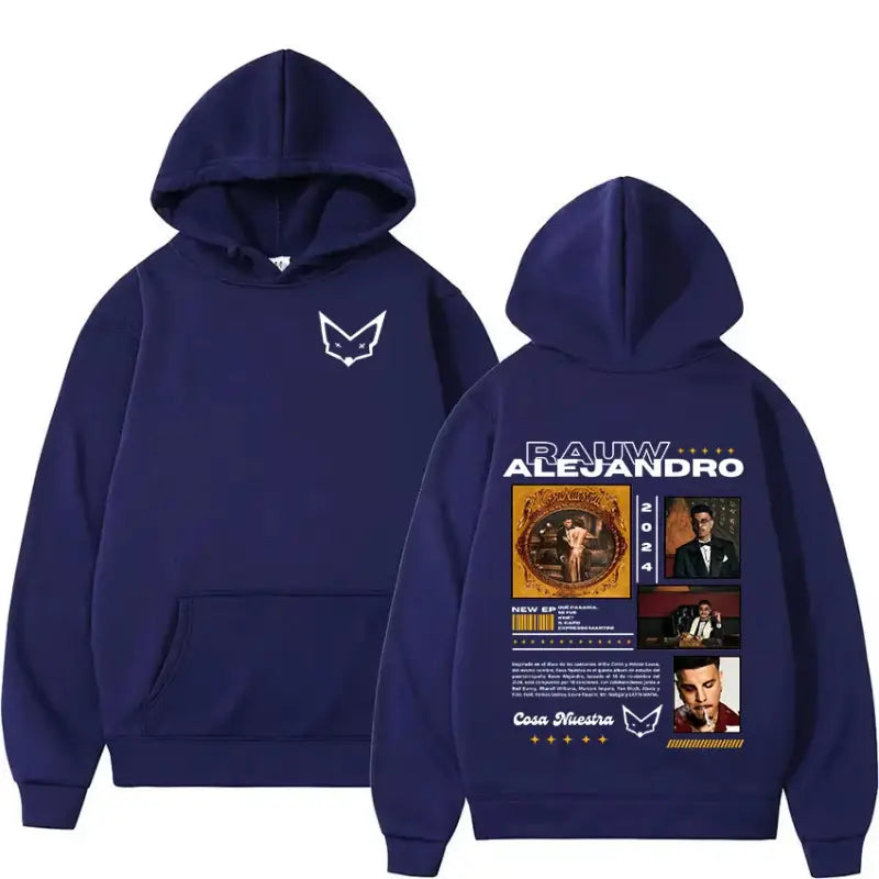 Rapper Rauw Alejandro Tour 2024 Album Hoodie Men’s Long Sleeve Vintage Fashion Sweatshirt Unisex Hip Hop Halbum Clothing Hooded