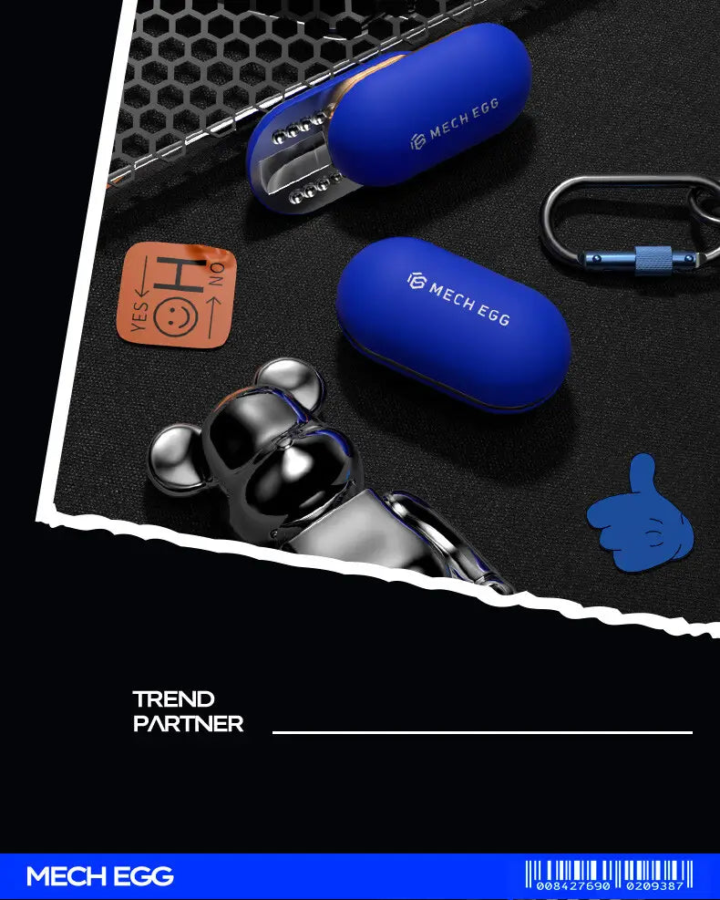 Metal Fidget Slider Toy EDC Pocket Stress Relief Gadget Mechanical Egg Anxiety Relief Cool Desk Toy for Adults/Kid Gift for ADHD