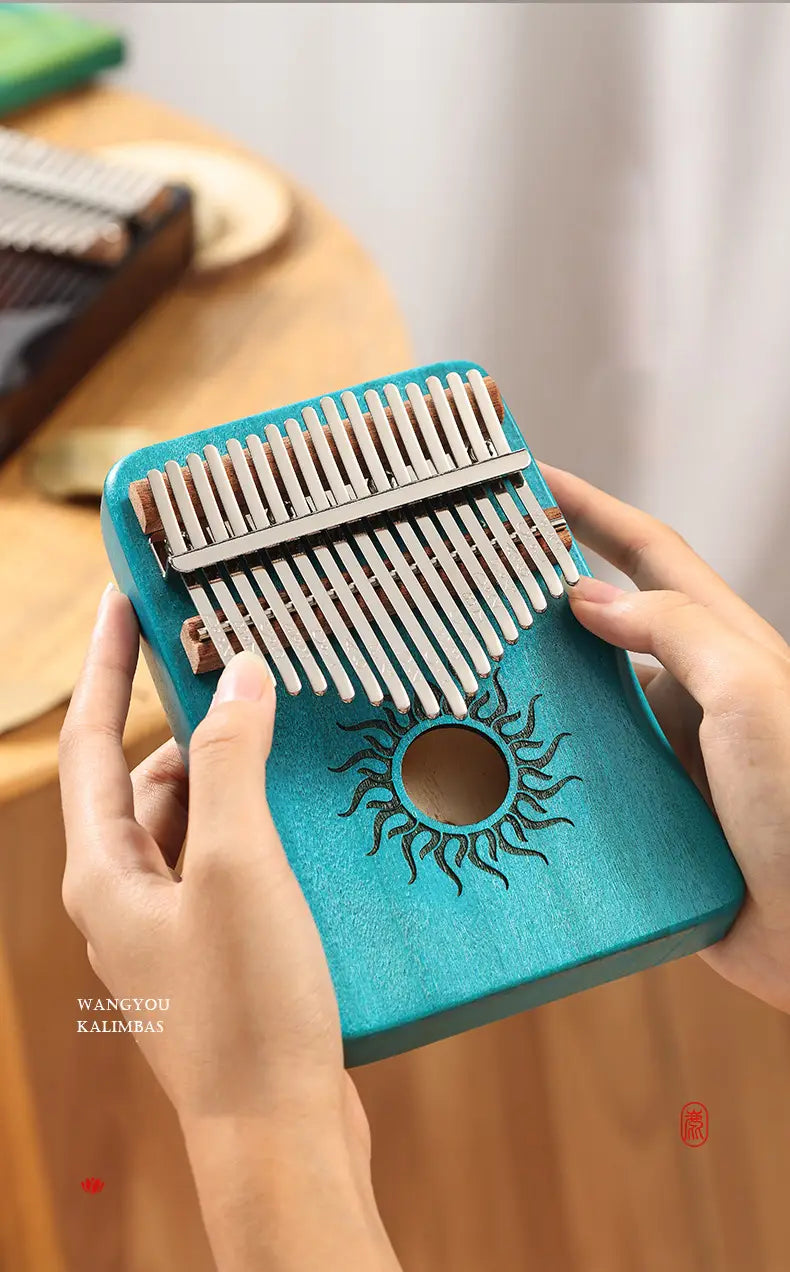 Hluru Kalimba 17 21 Key Kalimba Finger Piano Solid Maple Wood Kalimba Thumb Piano Keyboard Musical Instrument Mbira for Beginner
