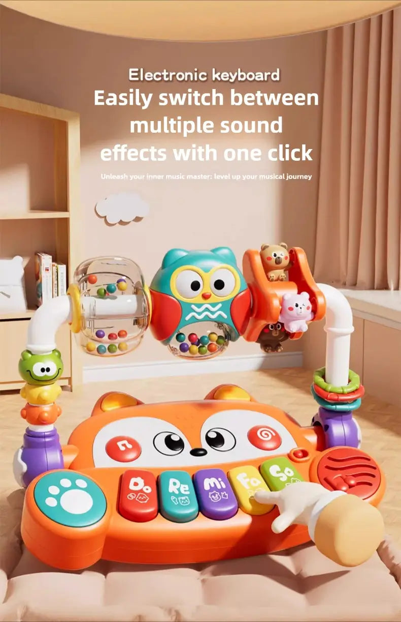 Electronic Keyboard Multifunctional Baby Mini Piano with Lights Music Toddlers Musical Instruments Educational Toys Kids Gifts