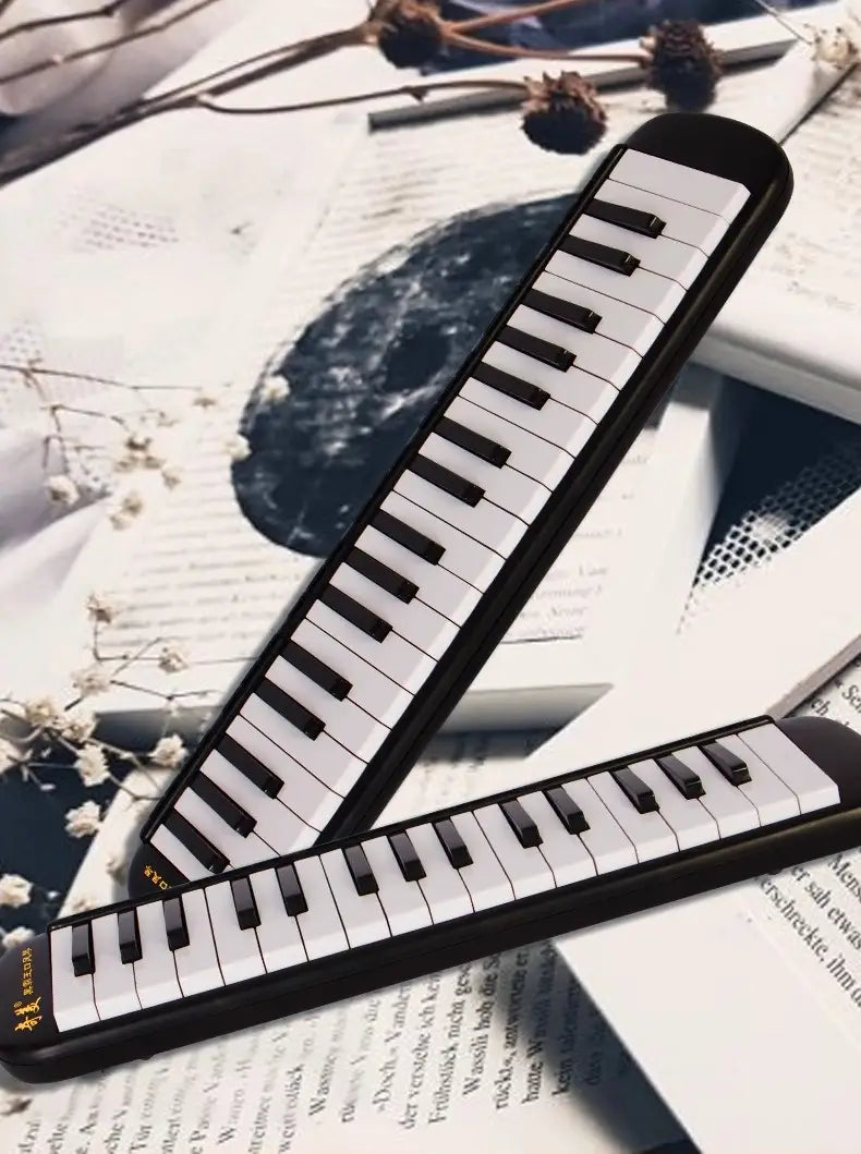 Professional Melodica 37 Keys Children’s Musical Keyboard Kids Mouth Organ Melody Mouth Piece Button Accordion Music Instruments