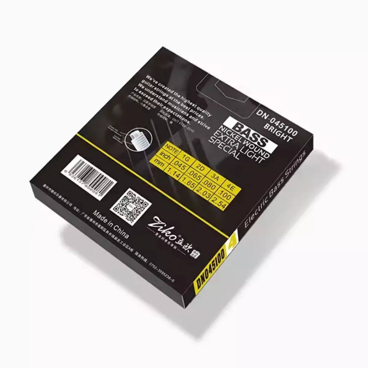 ZIKO Electric Bass Strings 4/5/6 String Bass/Hexagon Alloy Core and Nickel Wound/Guitar Bass Musical Instruments Accessories
