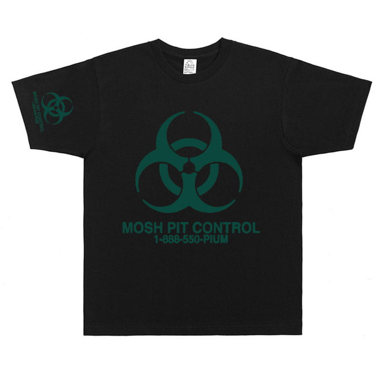 Homixide Gang Mosh Pit Control T-shirt Playboi Carti Opium Merch Tshirt HXG T-shirts Men Women Hip Hop Oversized Cotton T Shirts