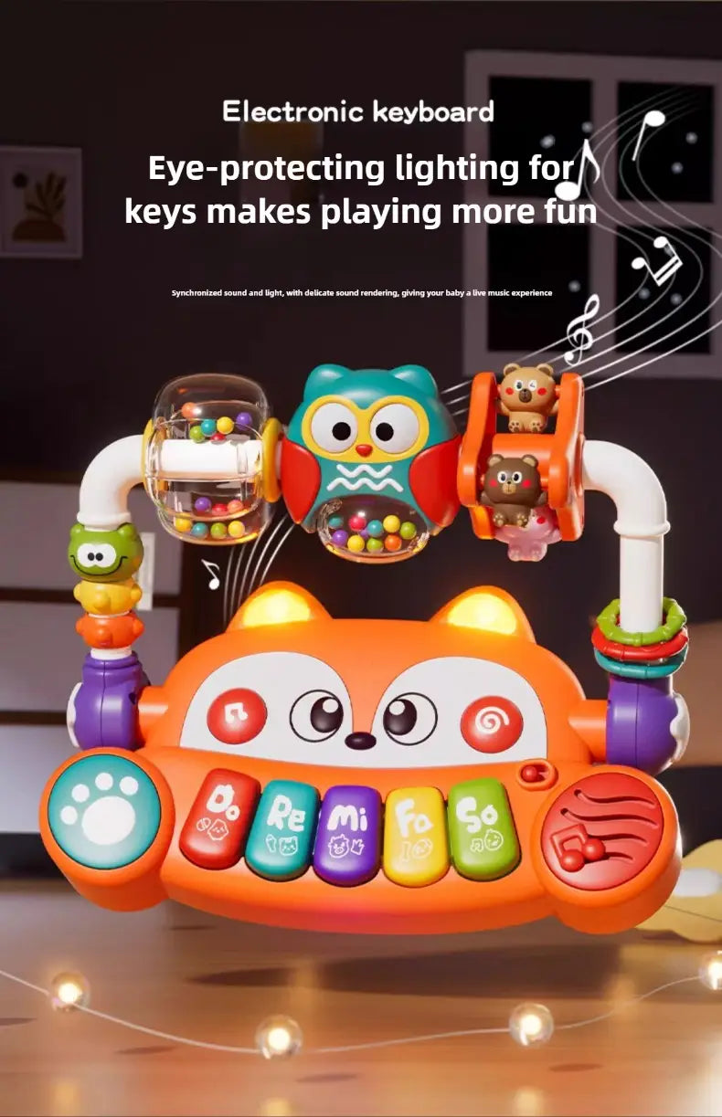 Electronic Keyboard Multifunctional Baby Mini Piano with Lights Music Toddlers Musical Instruments Educational Toys Kids Gifts
