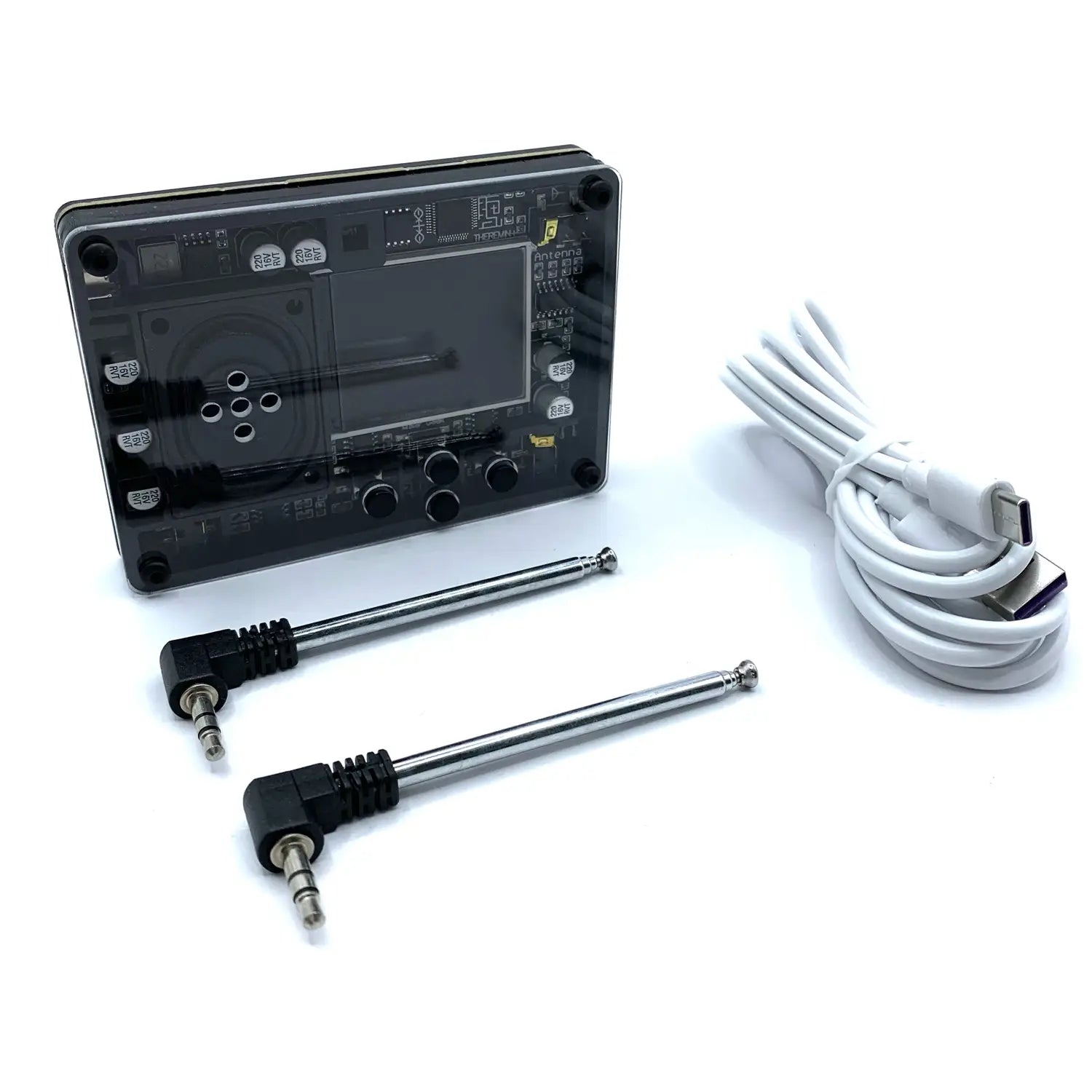Theremin Toy Musical Instrument with Color Screen Waveform Display 70+ Voices Including 20+ Traditional Chinese Instruments