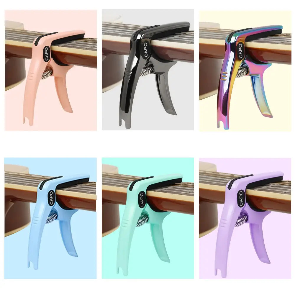 GALUX Universal Guitar Capo Quick Metal Change Clamp Key Guitarra Capo for Acoustic Classic Electric Guitar Parts Accessories