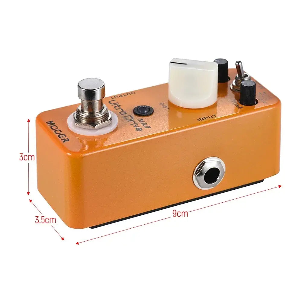 MOOER Ultra Drive MKII Guitar Effect Pedal Distortion Synthesizer Effector True Bypass Full Metal Shell Pedal Guitar Accessories