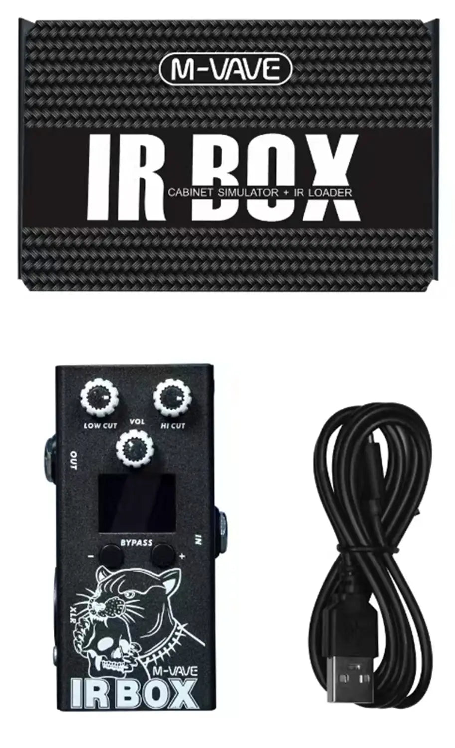 M VAVE Guitar Pedal Effectr IR BOX (Cabinet Simulator +IR Loader) Highly Restored Various Classic Speaker Box Sound support APP