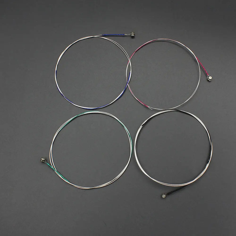 4pcs A Set of Violin Strings E-A-D-G Steel Core Nickel Silver Wound Exquisite Stringed Musical Instrument Parts Accessories