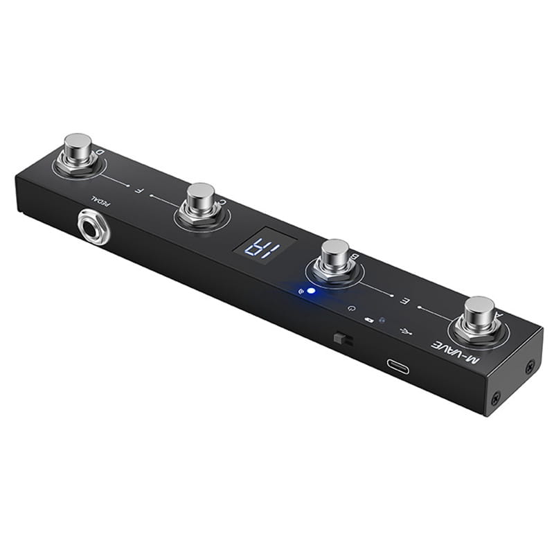 M-VAVE Chocolate Programmable Wireless MIDI System APP Control Guitar Pedal For BIAS FX 2/Expression Pedal/Zoom MS-50G/G1xon