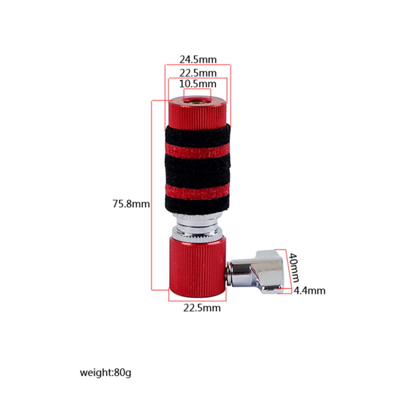 Hit Hat Clutch Jazz Drum Clutch Aluminum Alloy Stands for Hi-Hat Cymbal Drum Parts Accessories for Drums Percussion Instruments