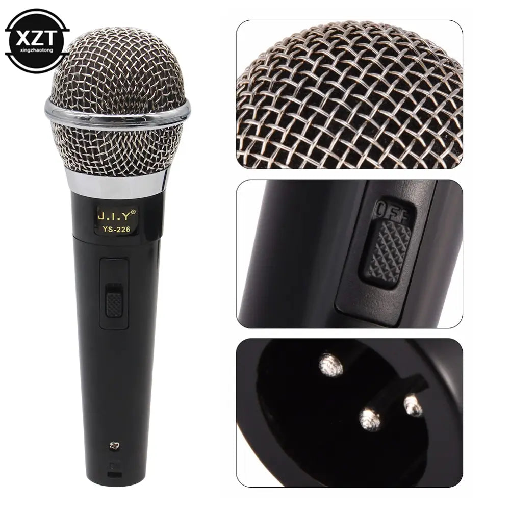 NEW Karaoke Microphone Handheld Professional Wired Dynamic Microphone Clear Voice Mic for Karaoke Part Vocal Music Performance