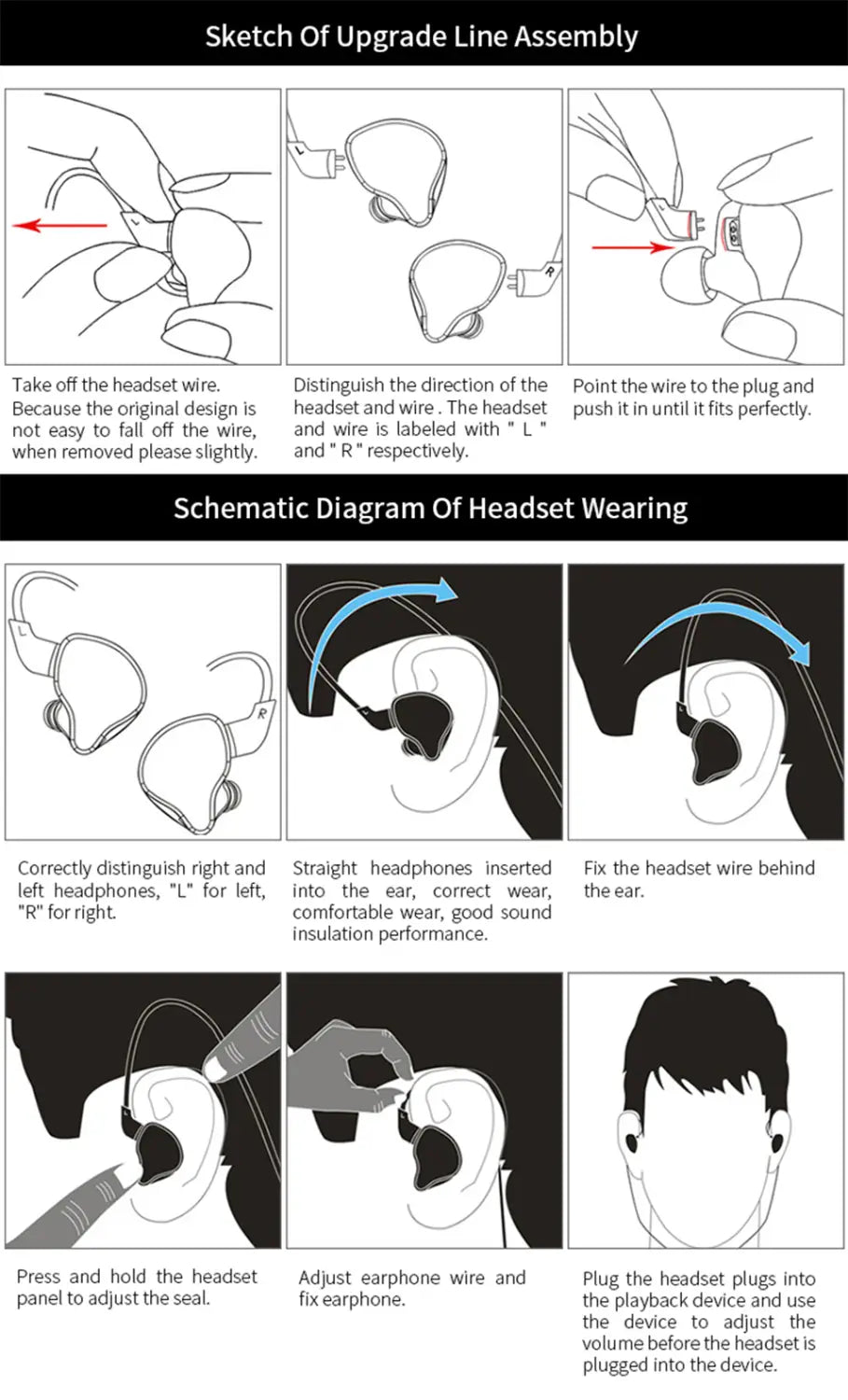 KZ ZST Wired Earphone Detachable Cable In Ear Monitor Noice Cancelling Headset HiFi Music Sport Game Phone Earbuds Headphones