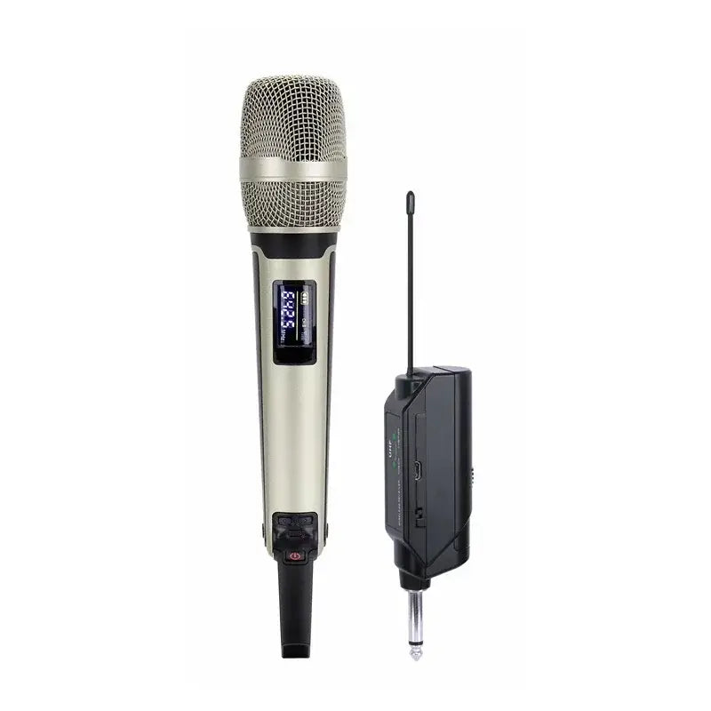 Wireless Karaoke Microphone Dynamic UHF Home Studio Recording for Computer Audio Professional DJ Conference Mic Recharge 2023