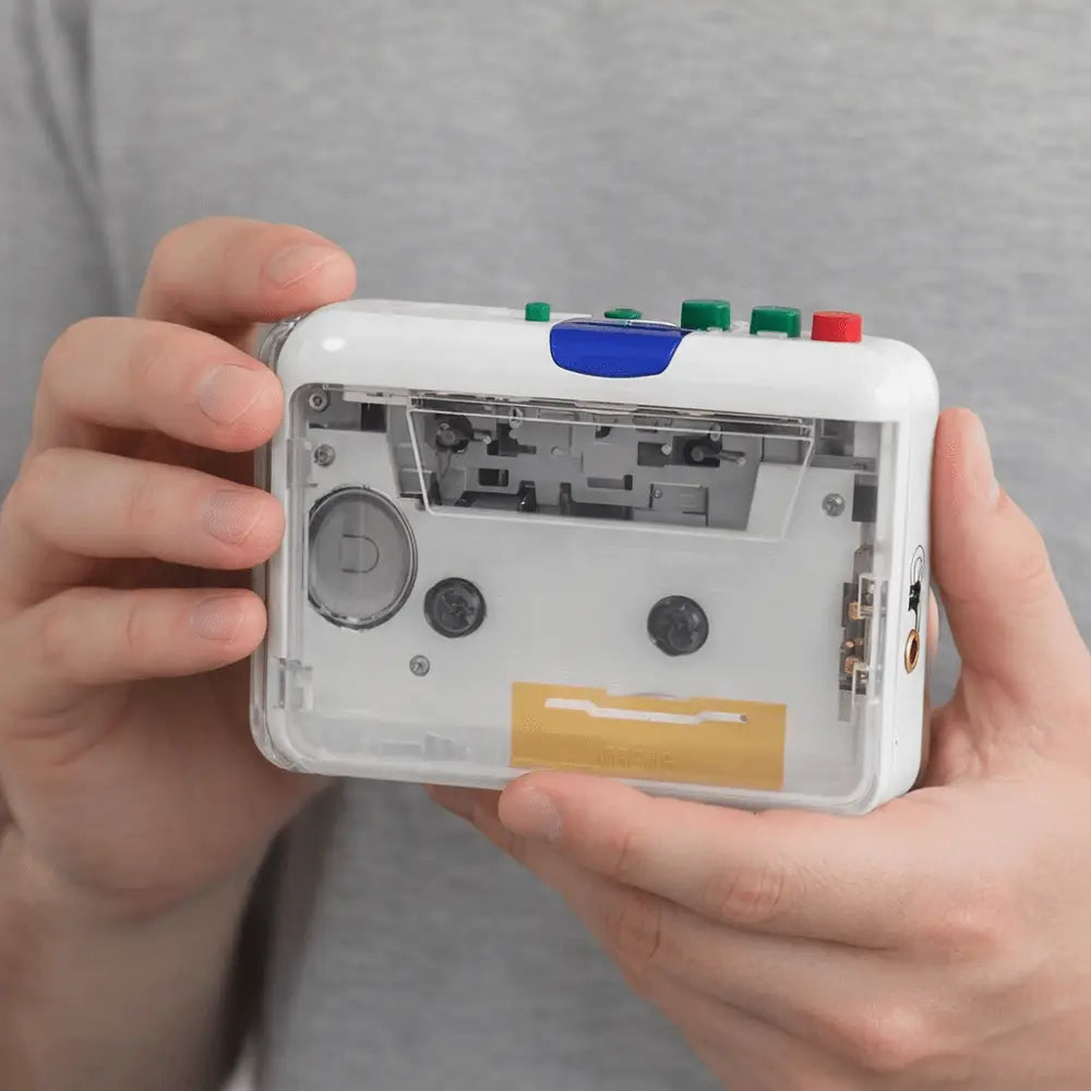 Earphone Plug and Play Cassette Player Multifunction Convenient Tape Player 3.5mm AUX Input MP3 Converter Music Capture