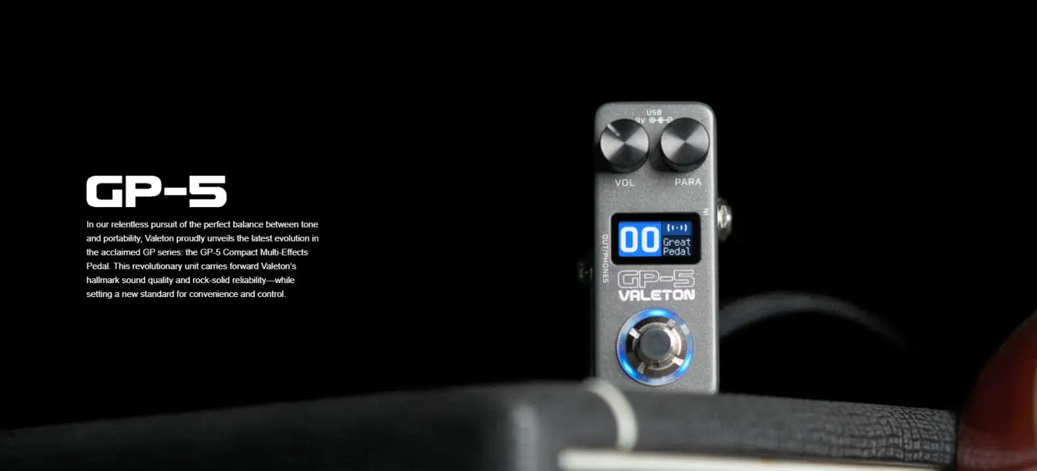 Valeton GP-5 electric guitar mix bass single cabinet analog drum machine sound card recording Chinese language version