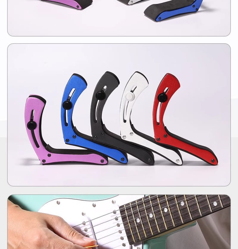 Aluminum Alloy Electric Guitar Practice Stand Portable Piano Practice Stand Adjustable Anti-slip Musical Instrument Accessories