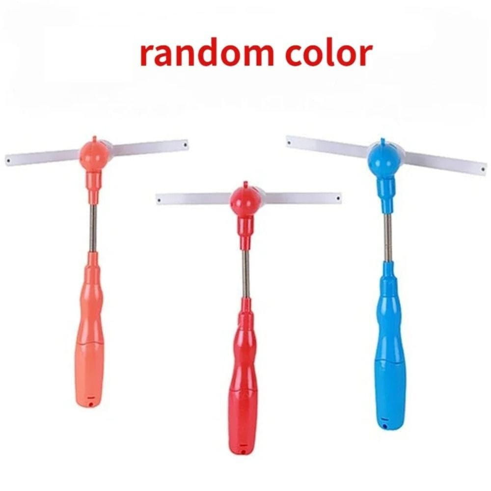 Random Color LED Music Windmill Spinner Glow Rainbow Flashing Windmill Rotating Toy Spinning Mini Handheld Light Up Windmill Toy