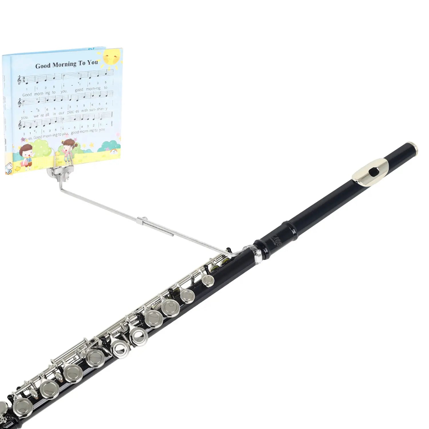 IRIN Music Stand Flute Trumpet Clarinet Winds Saxophone Baritone Portable Marching Sheet Music Stands Beginner Practice Parts