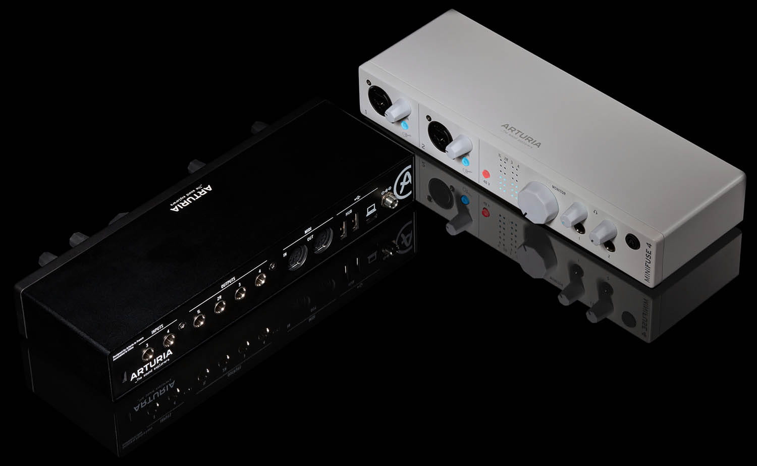 Arturia Versatile desktop MiniFuse 4 audio interface 4in/4out MIDI interface for bands,producers,performers podcasters