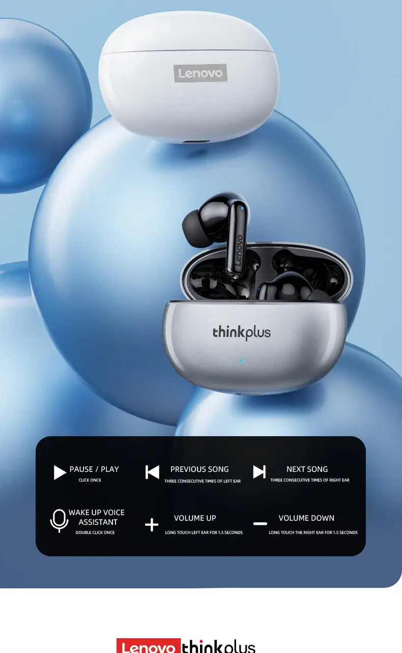 Lenovo XT88 Wireless Bluetooth Earbuds Hifi Music Earphone With Microphone Headphone Sport Waterproof Headset 2022 New