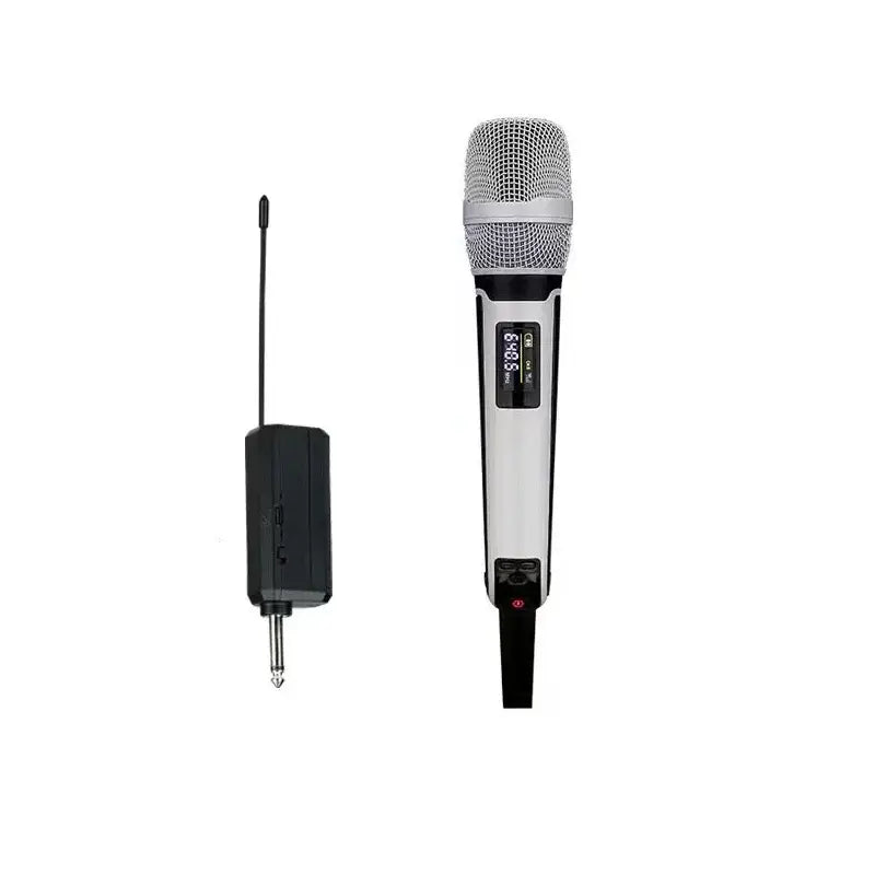 Wireless Karaoke Microphone Dynamic UHF Home Studio Recording for Computer Audio Professional DJ Conference Mic Recharge 2023