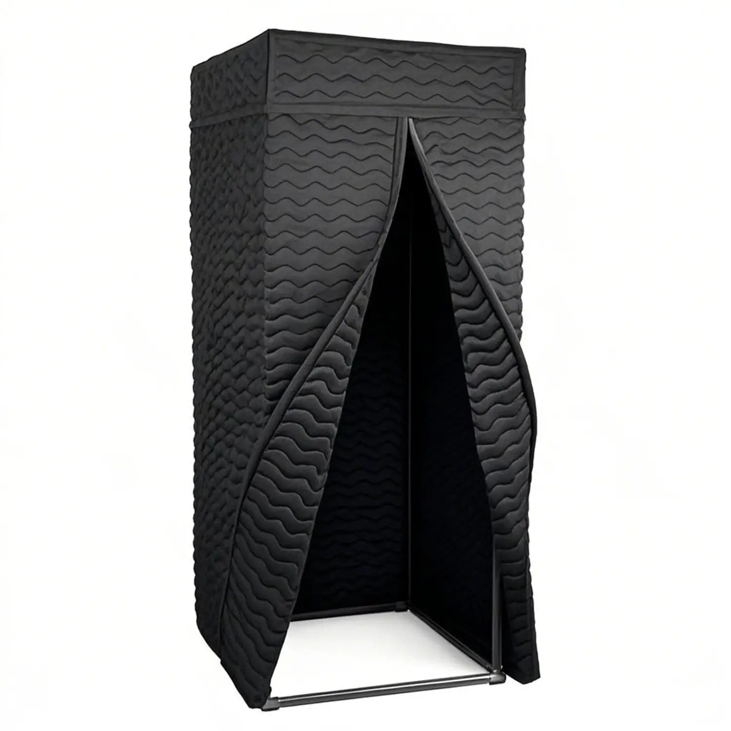 Vocal Booth Soundproof Portable Audio Recording Booth Stainless Steel for Echo Prevention Home Studio Podcast Voiceovers