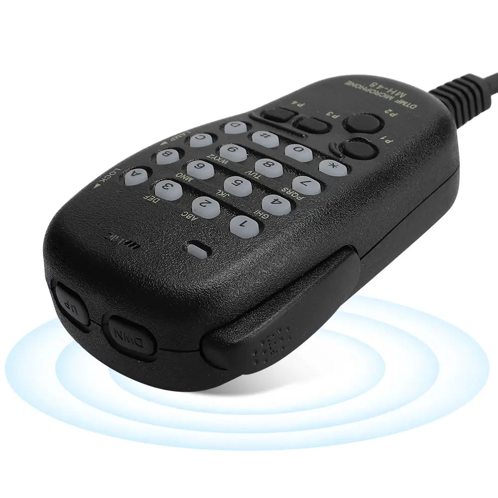 MH-48 DTMF 6PIN Handheld Microphone Hand MIC Equipment Compatible for Yaesu Radio Station Hand Microphone