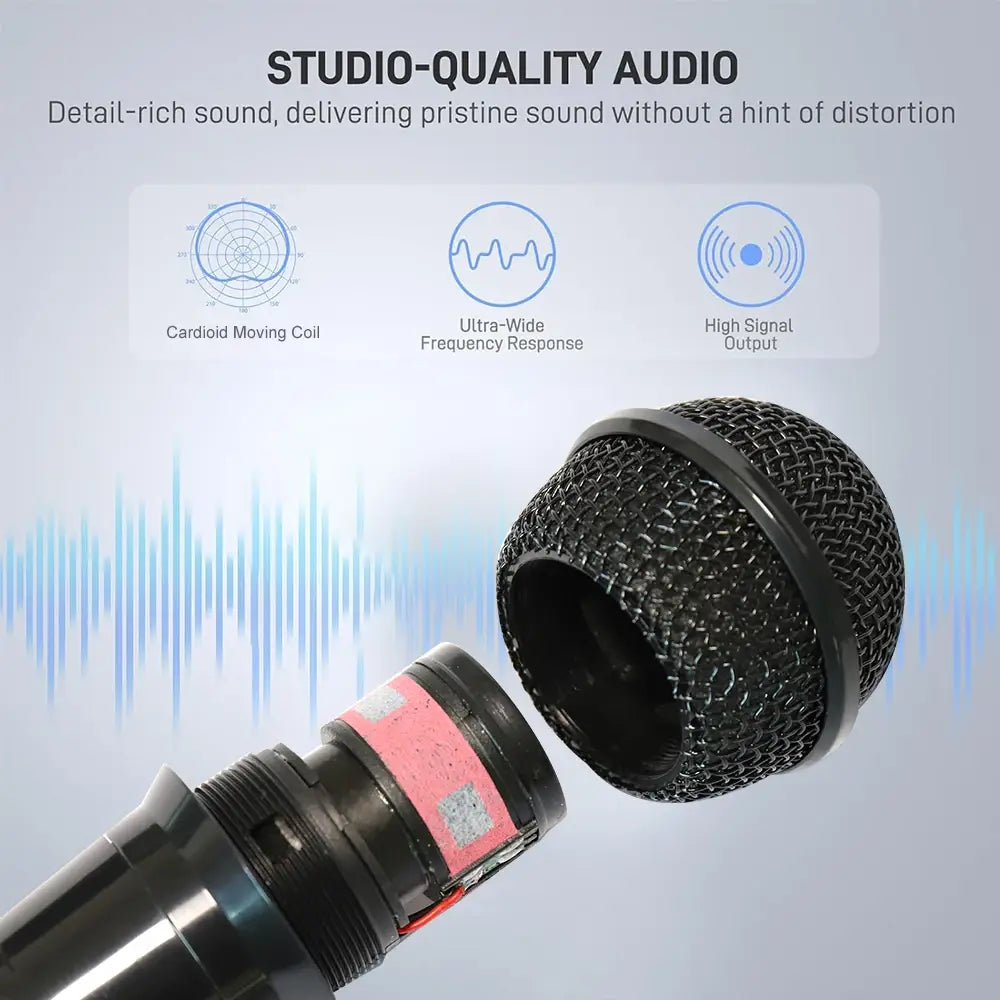 KDES B58 Wired Dynamic Microphone Trolley Multi purpose Wired Microphone Karaoke For Conference Karaoke KTV Singing Performance