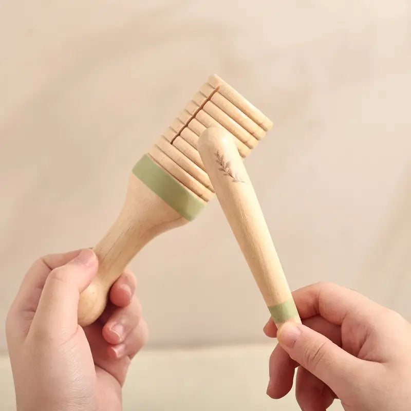 Baby Rattle Toy 0-12 Months Musical Instrument Wooden Montessori Toys Cartoon Animal Xylophone Baby Educational Toy Kid‘s Gift