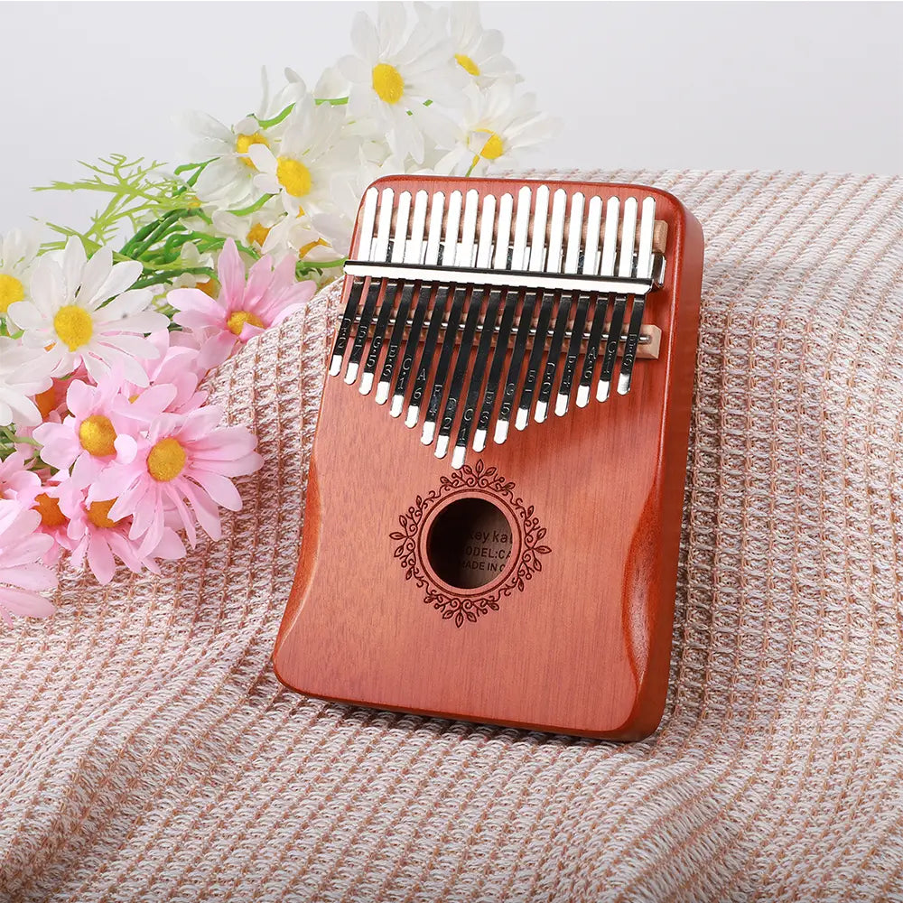 Kalimba Finger Piano 21 Keys 17 Key Thumb Piano Keyboard Musical Instrument Mbira for Beginner Music Lover