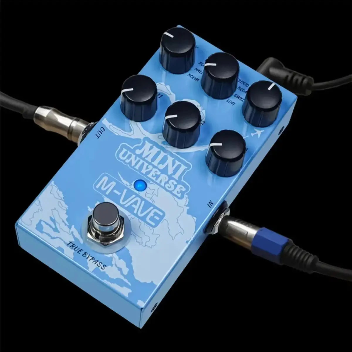 M-VAVE Mini Universe Electric Guitar Digital Reverb Effect PedalTrue Wiring DesignElectric Guitar Parts and Accessories