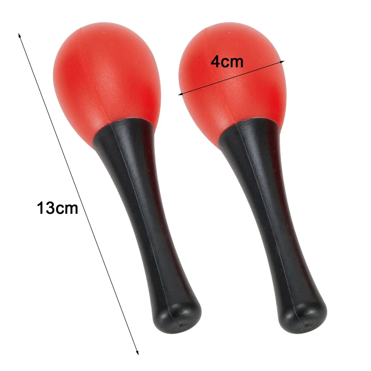 2X Plastic Maracas Sand Hammer Rattle Shaker Percussion Musical Instruments Toys For School Percussion Sensory Groups Bright
