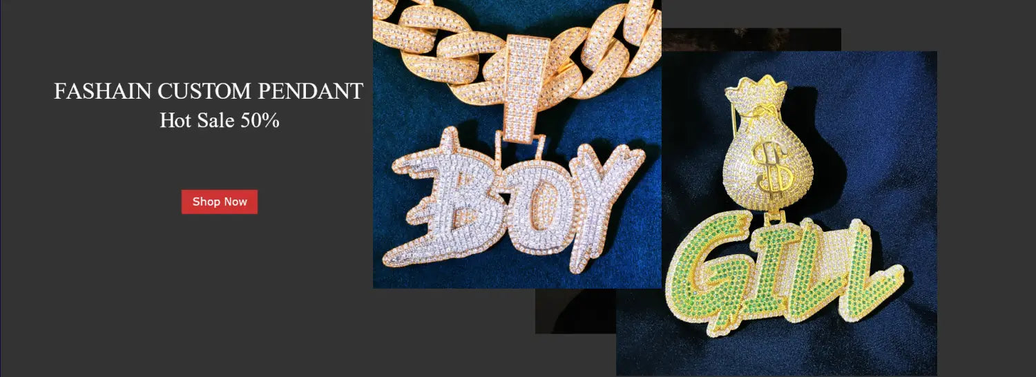 CUC Men Hip Hop Necklace 20mm 4Row Miami Cuban Chain Gold Color Iced Out Zirconia Link Fashion Rock Rapper Jewelry